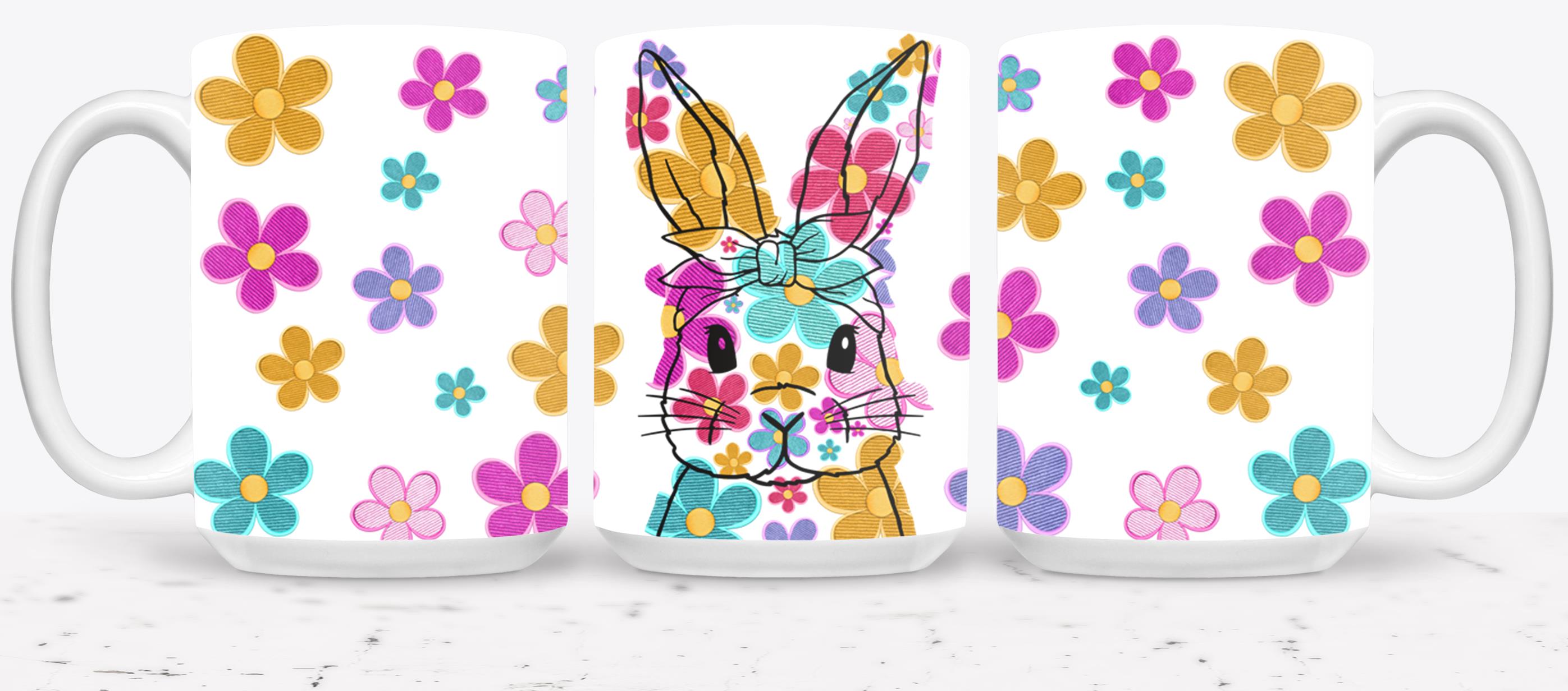 Embroidered Easter Bunny-10349